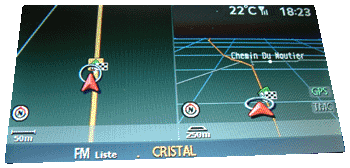 Carte partagée 2D/3D nuit