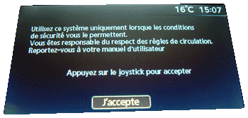 ecran mise en garde